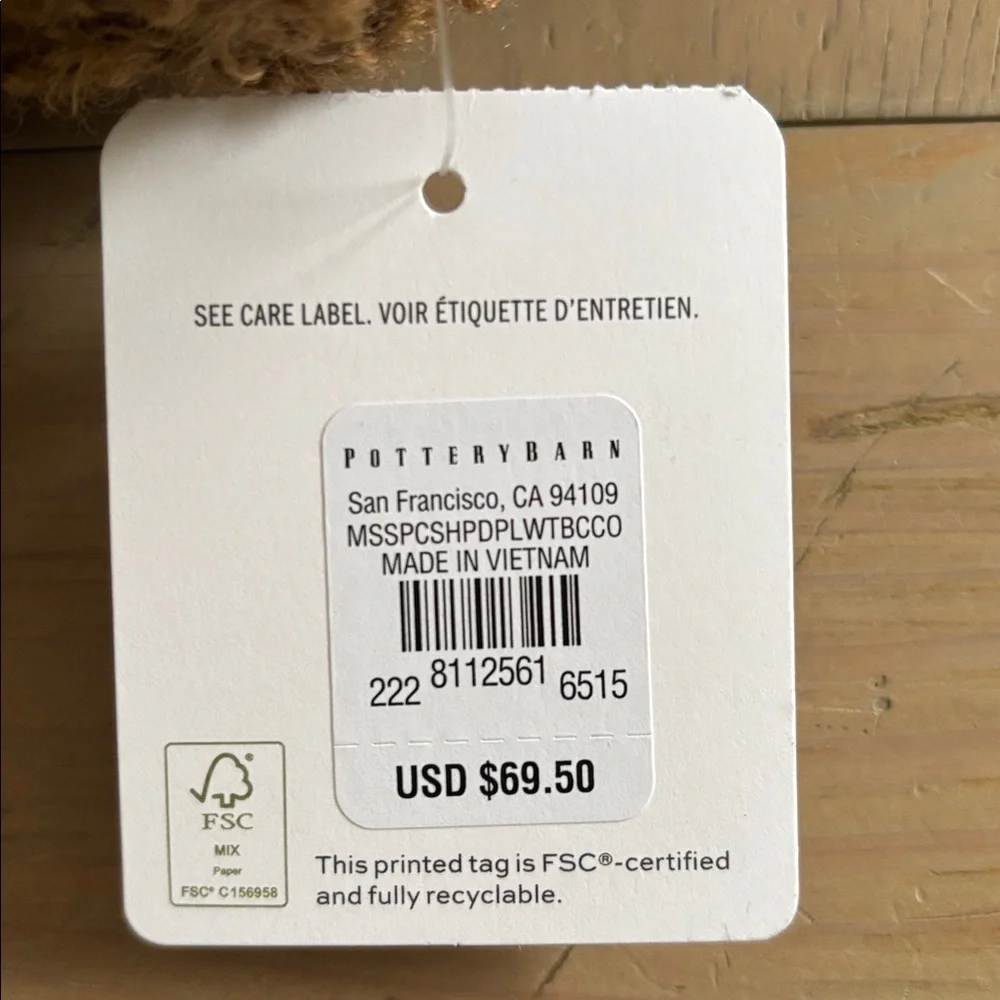 Pottery Barn Ms. Spice Gingerbread Pillow
